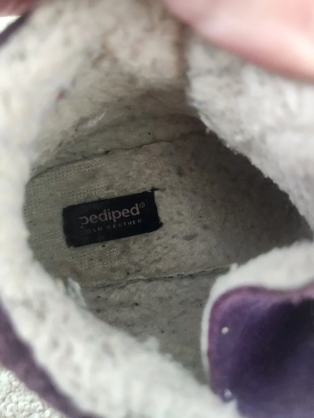 Pediped Flex Jackie Purple Sherpa Lined Boots